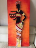 Cuadro de africana