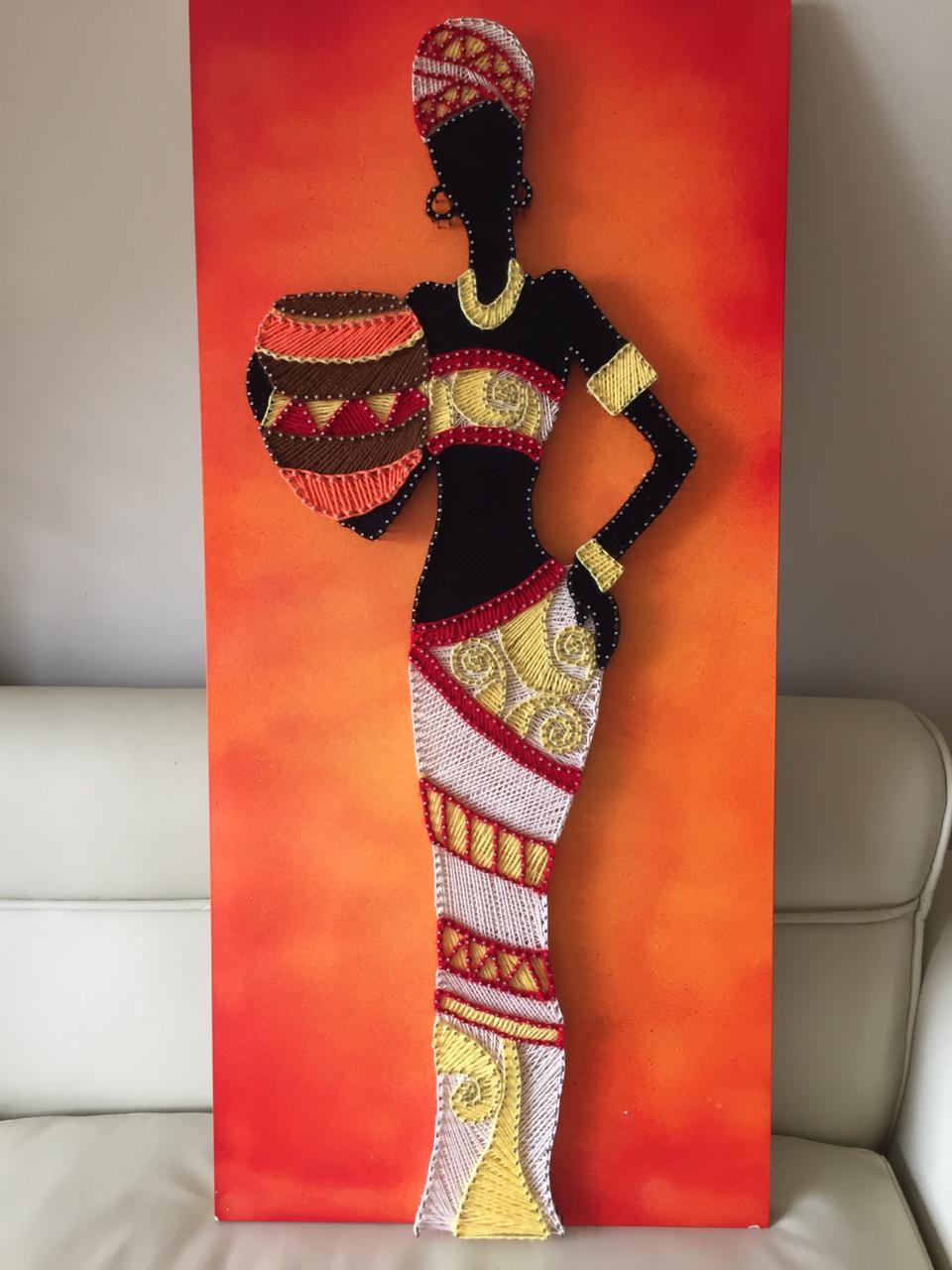 Cuadro de africana